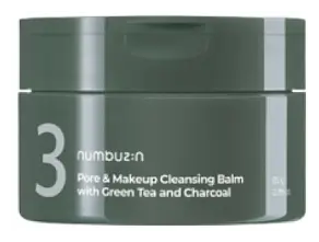 Numbuzin No.3 Pore & Makeup Cleansing Balm with Green Tea and Charcoal