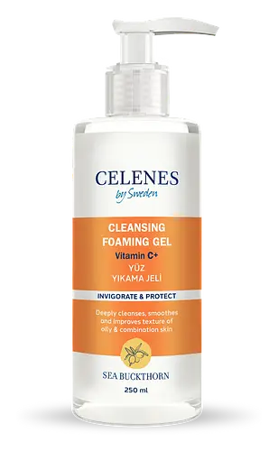 Celenes by Sweden Sea Buckthorn Vitamin C+ Cleansing Foaming Gel