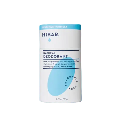 HiBar Sensitive Plastic-Free Deodorant Fragrance-Free