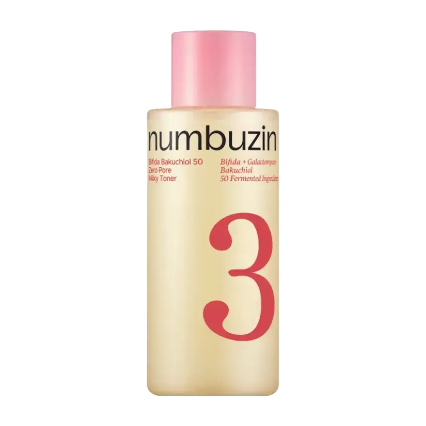 Numbuzin No.3 Bifida Bakuchiol 50 Zero Pore Milky Toner