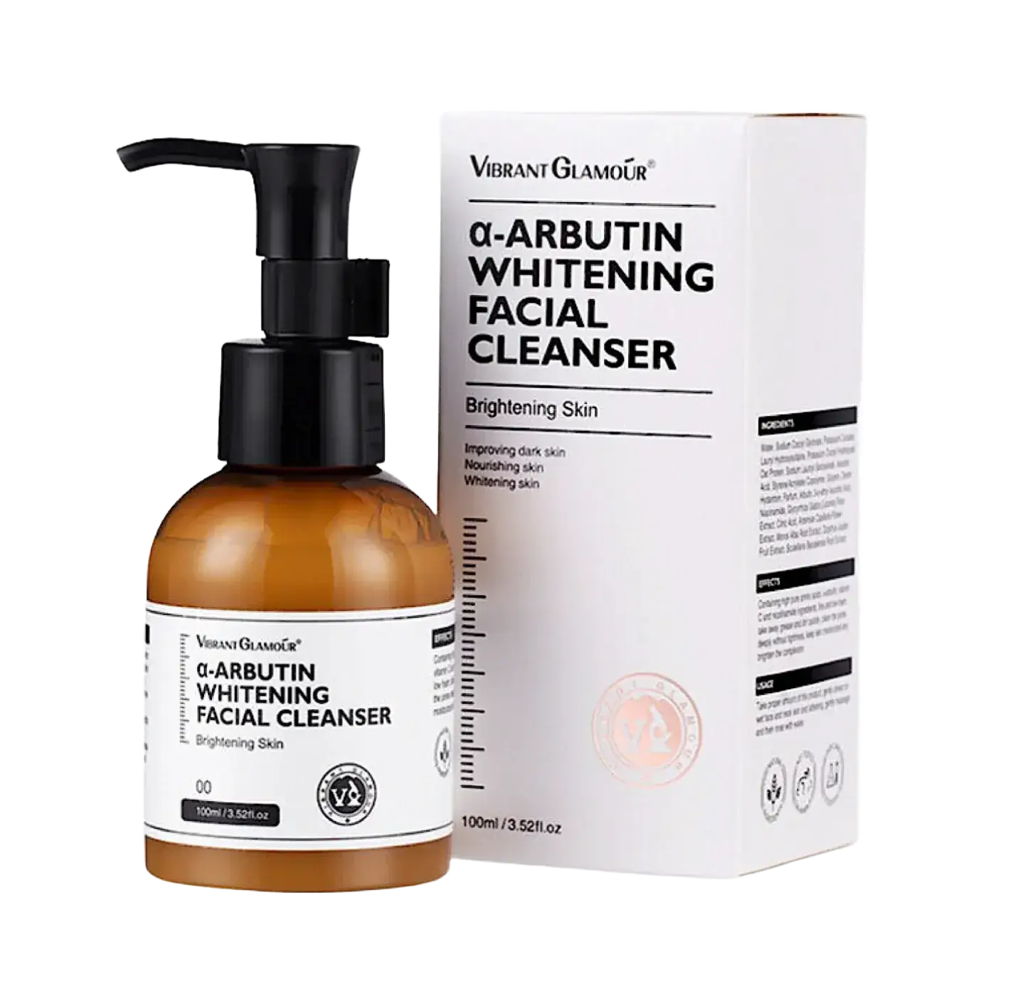 Vibrant Glamour α-Arbutin Whitening Facial Cleanser