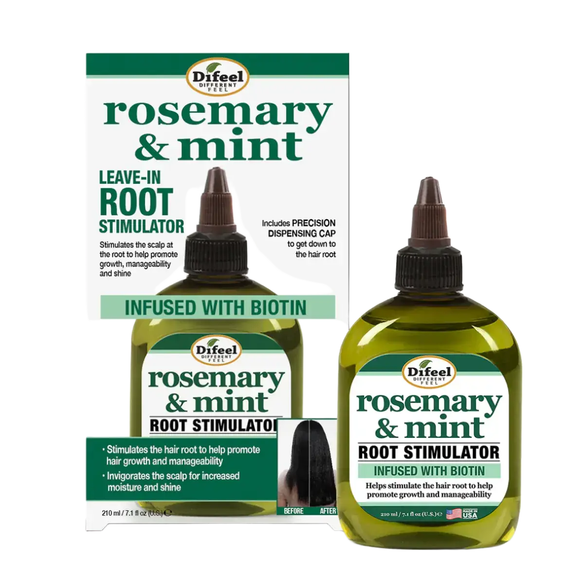 Difeel Rosemary & Mint Leave-In Root Stimulator With Biotin