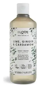 I Love Naturals Body Wash Lime, Ginger & Cardamom
