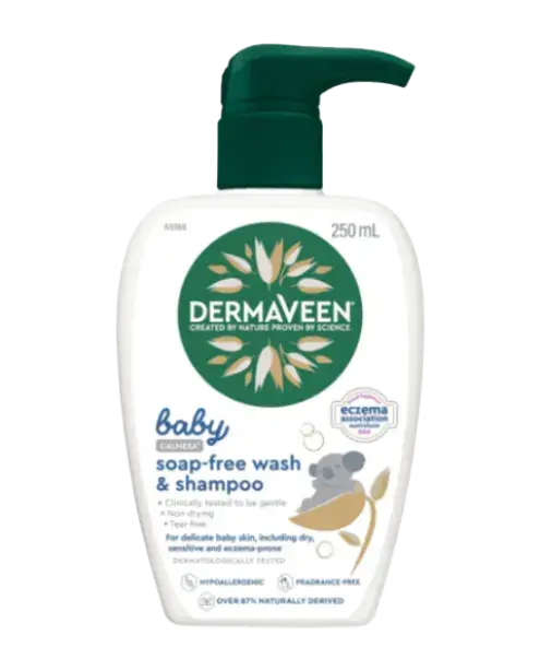 Dermaveen Baby Calmexa Soap Free Wash & Shampoo