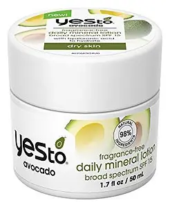 Yes To Avocado Fragrance Free Daily Mineral Lotion SPF 15