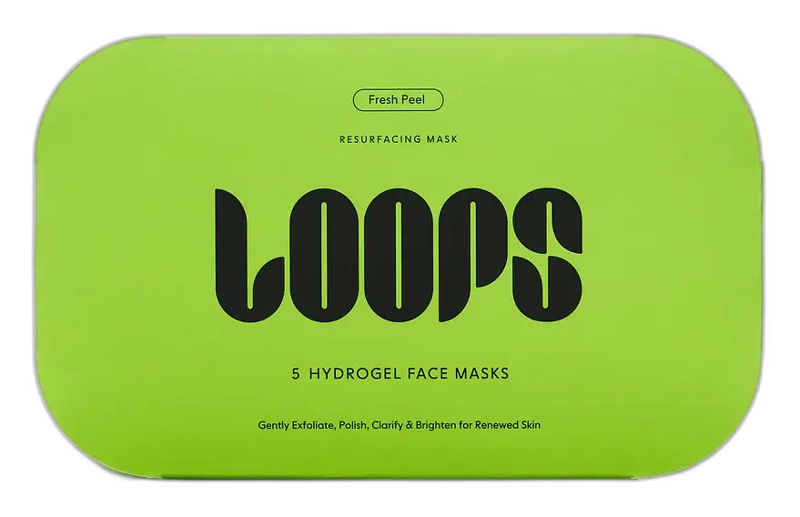 Loops Fresh Peel Resurfacing Hydrogel Face Mask