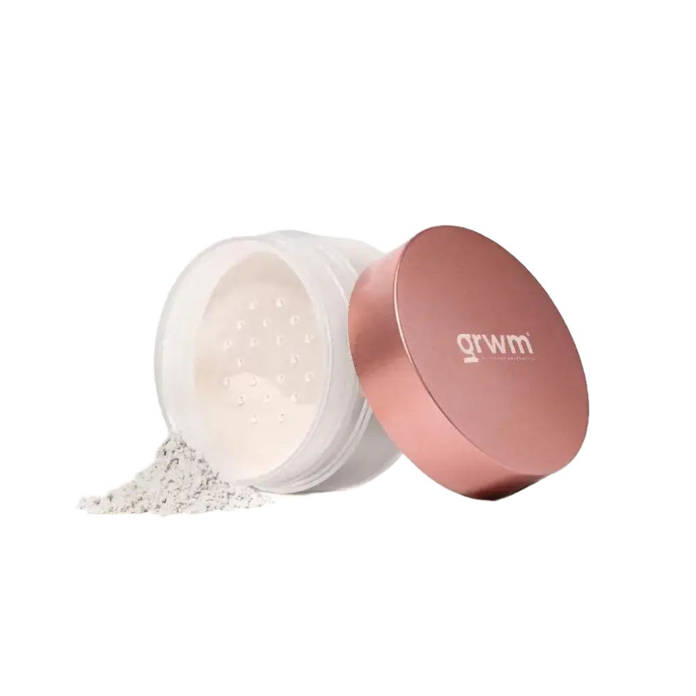 GRWM Cosmetics Powder Rush Loose Baking & Setting Powder Milky White