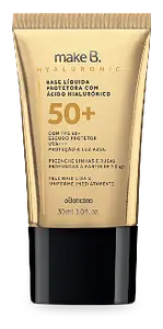O Boticário Base Líquida Protetora Com Ácido Hialurónico SPF 50+ Cor 70