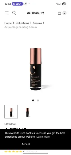 Ultraderm Active Regenerating Serum