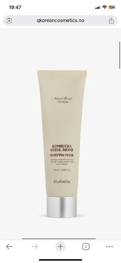 Elishacoy Kombucha Gyeol-Biome Sleeping Mask