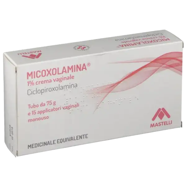 Mastelli Micoxolamina 1% Vaginal Cream Ciclopirox Olamine