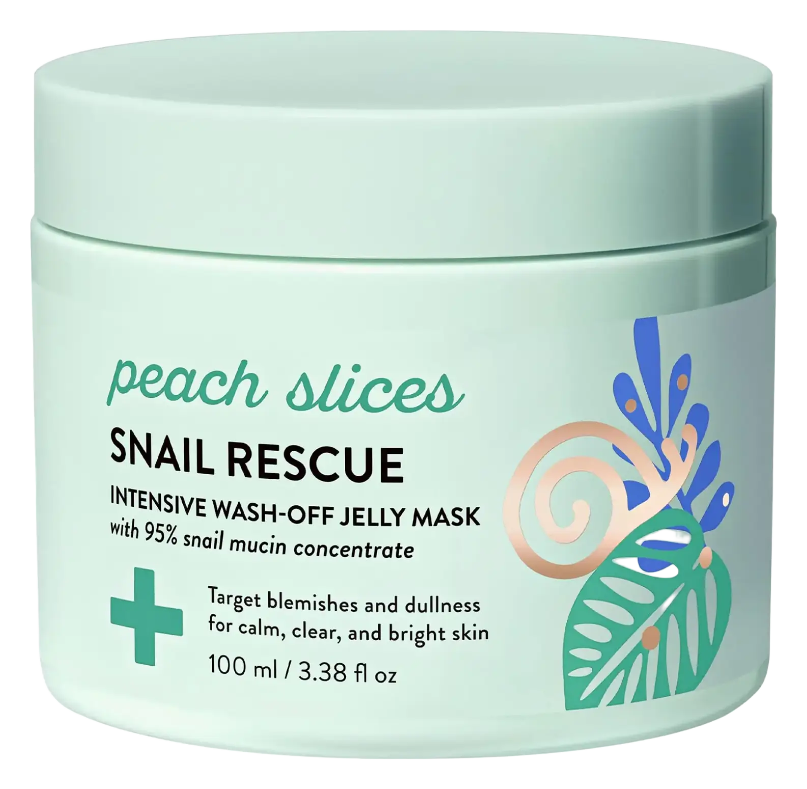Peach Slices Snail Rescue Intensive Wash-Off Mask