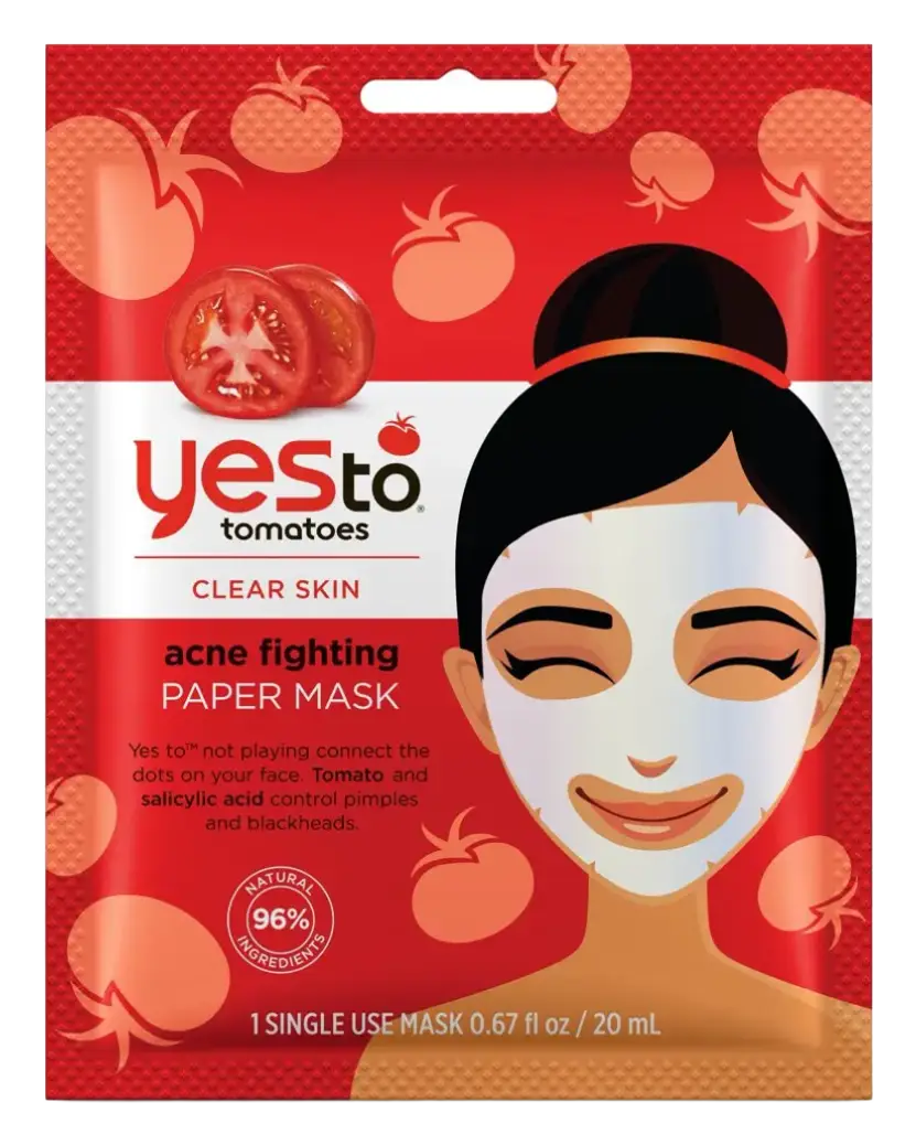 Yes To Tomatoes Clear Skin Acne Fighting Sheet Mask
