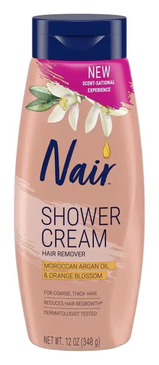 Nair Shower Cream Hair Remover Moroccan Argan Oil & Orange Blossom