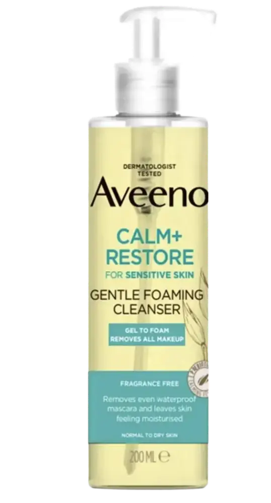 Aveeno Calm+ Restore Gentle Foaming Cleanser