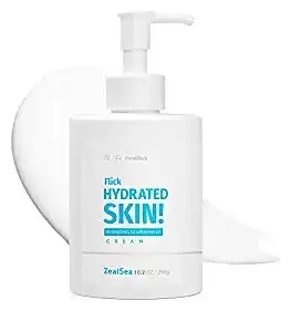 ZealSea Body and Face Moisturizer with Hyaluronic Acid and Ceramide