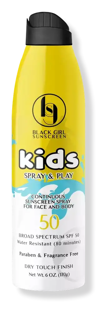 Black Girl Sunscreen Kids Spray & Play SPF 50 Sunscreen