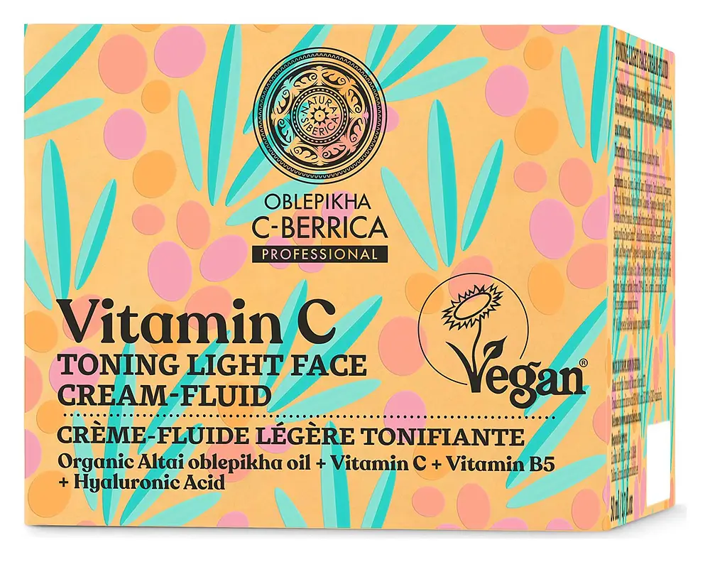 Natura Siberica Vitamin C Toning Light Face Cream-Fluid