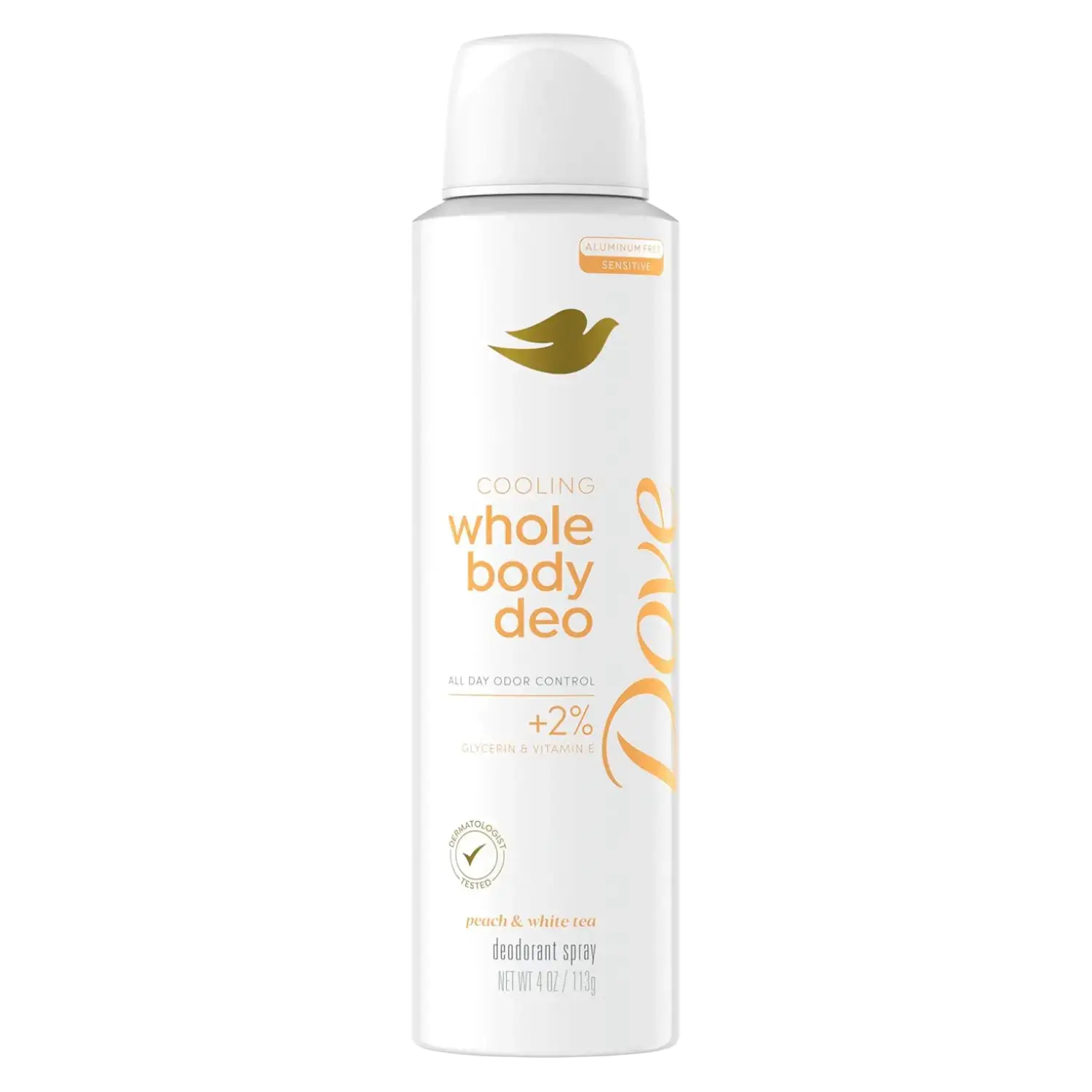 Dove Whole Body Deo Cooling Spray Peach & White Tea