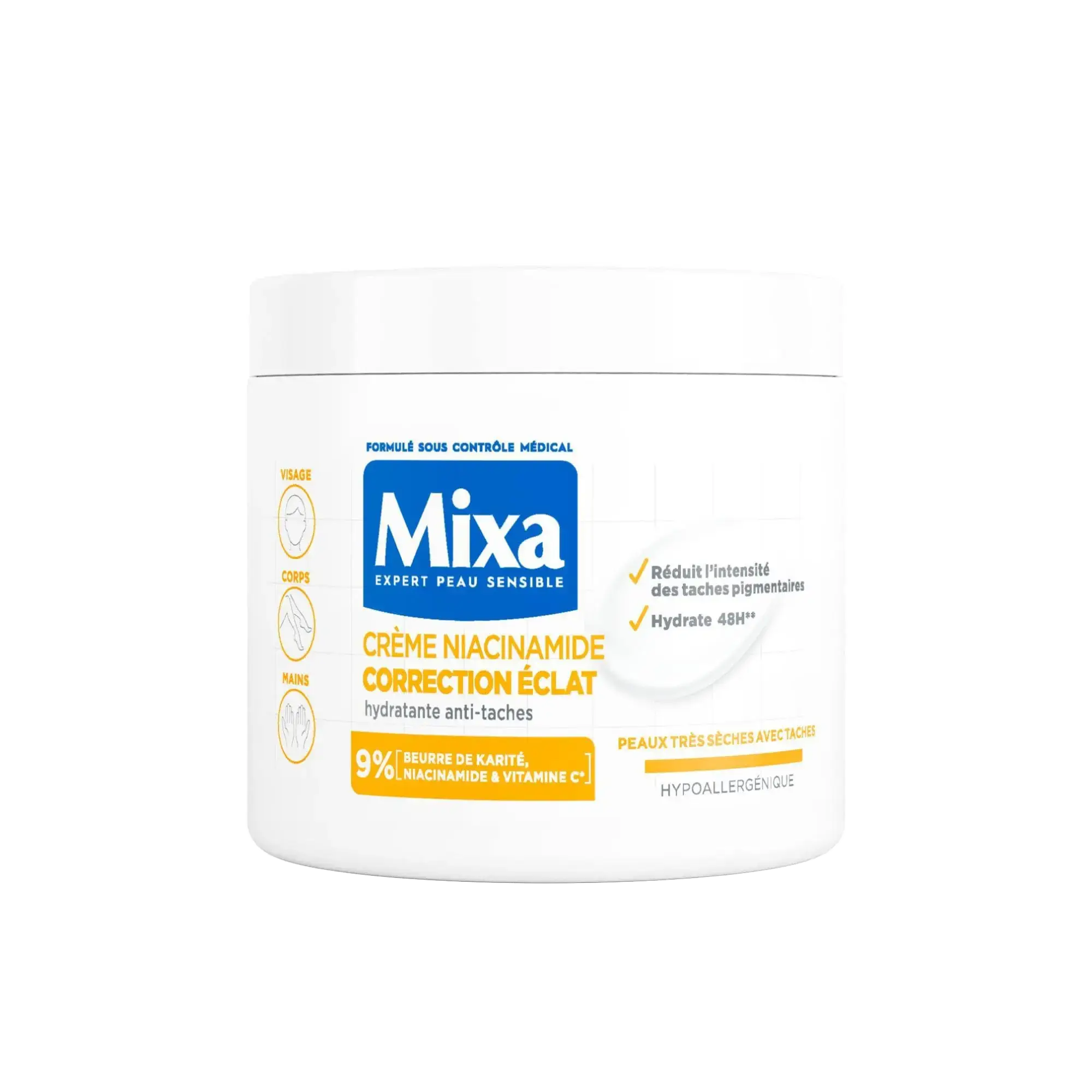 Mixa Niacinamide Bright Crema Hidratante Antimanchas France