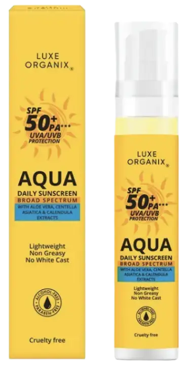 Luxe Organix Aqua Daily Sunscreen SPF 50+ PA+++