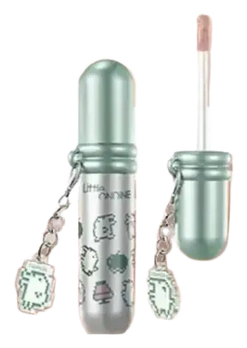 Little Ondine Tamagotchi Collection Mirror Lip Glaze 01 Bare Tea Wave
