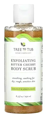 Tree to Tub Exfoliating Bitter Cherry Body Wash Coconut & Lemongrass