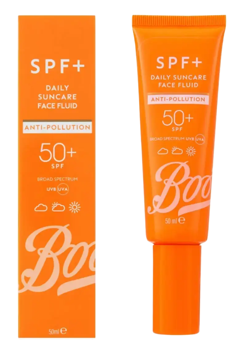 Boots Anti-Pollution Daily Suncare Face Fluid SPF 50+