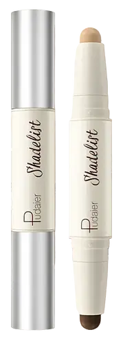 Pudaier 2-In-1 Contour & Highlight Pen #02 Sand & Coffee