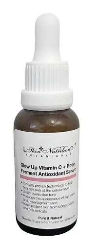 Skin Nutrition Botanicals Glow Up Vitamin C + Rose Ferment Antioxidant Serum