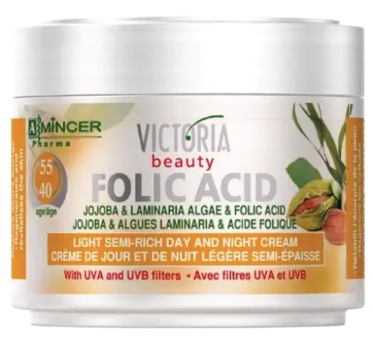 Victoria Beauty Jojoba, Hyaluronic Acid, & Laminaria Algae Light Semi-Rich Face Cream