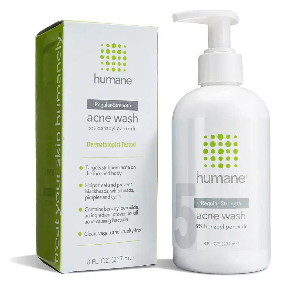 Humane Regular-Strength 5% Acne Wash