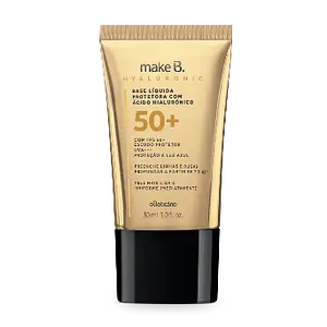 O Boticário Base Líquida Protetora Com Ácido Hialurónico SPF 50+ Cor 70