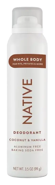 Native Whole Body Deodorant Spray Coconut & Vanilla