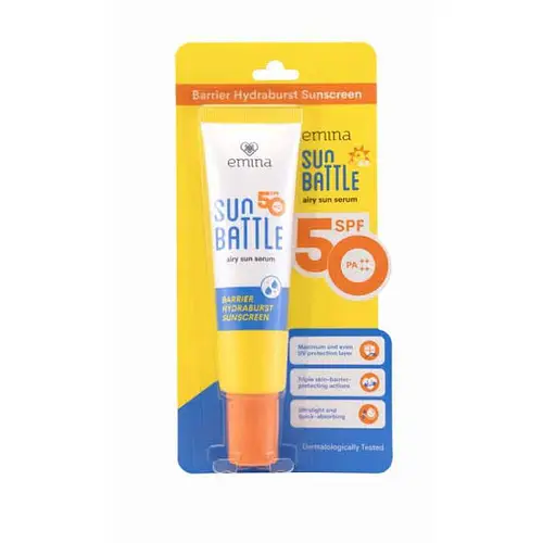 Emina Sun Battle SPF 50 PA++++ Barrier Hydraburst Sunscreen