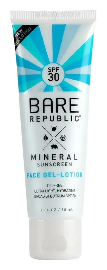 Bare Republic Mineral SPF 30 Face Sunscreen Gel-Lotion