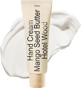 hetras. Perfumed Mango Seed Butter Hand Cream Hotel Wood
