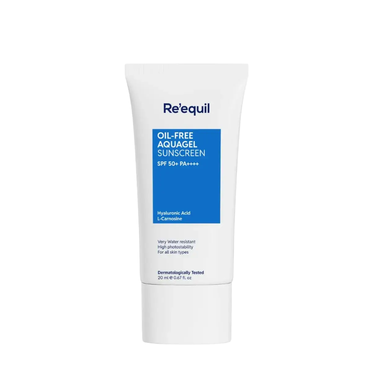 Re’equil Oil Free Aquagel Sunscreen SPF 50+