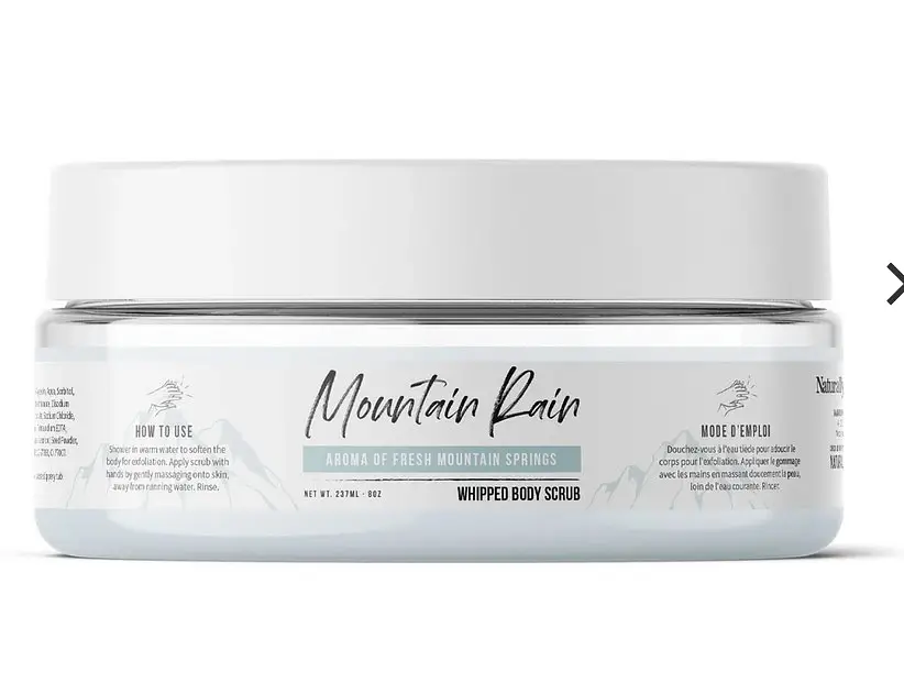 Naturally Vain Mountain Rain - Whipped Body Scrub
