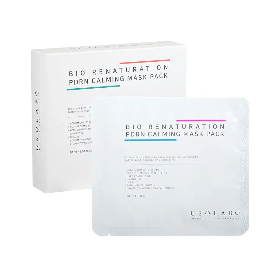 Usolab Bio Renaturation PDRN Calming Mask Pack