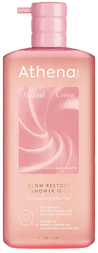 Athena Club Glow Restore Shower Oil Almond Crème
