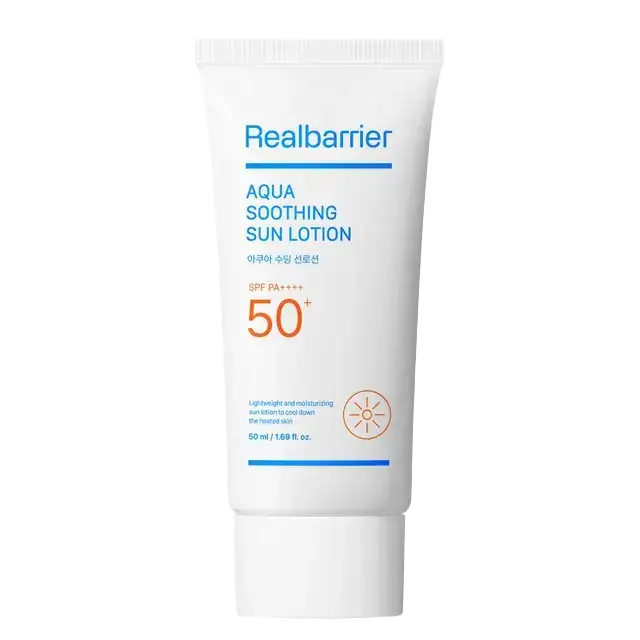 Real Barrier Aqua Soothing Sun Lotion SPF 50+
