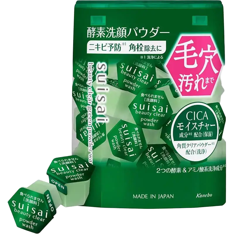 Kanebo Suisai Beauty Clear Green Powder Wash