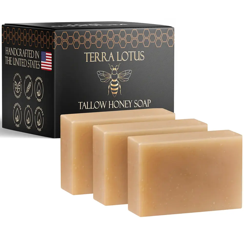 Terra Lotus Tallow Honey Soap Citrus