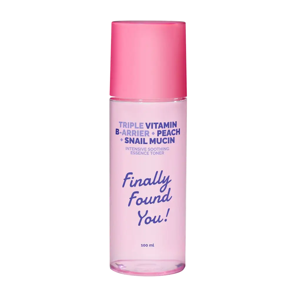 Finally Found You! Triple Vitamin B-Arrier + Peach + Snail Mucin Intensive Soothing Essence Toner
