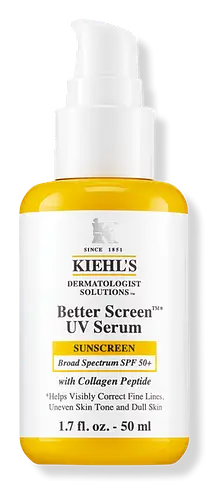 Kiehl's Better Screen UV Serum SPF 50+ Facial Sunscreen With Collagen Peptide