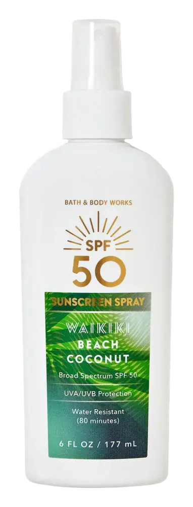 Bath & Body Works Waikiki Beach Coconut SPF 50 Spray