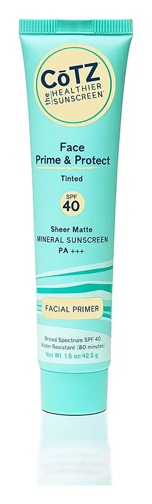 Cotz Skincare Face Prime & Protect SPF 40 Tinted