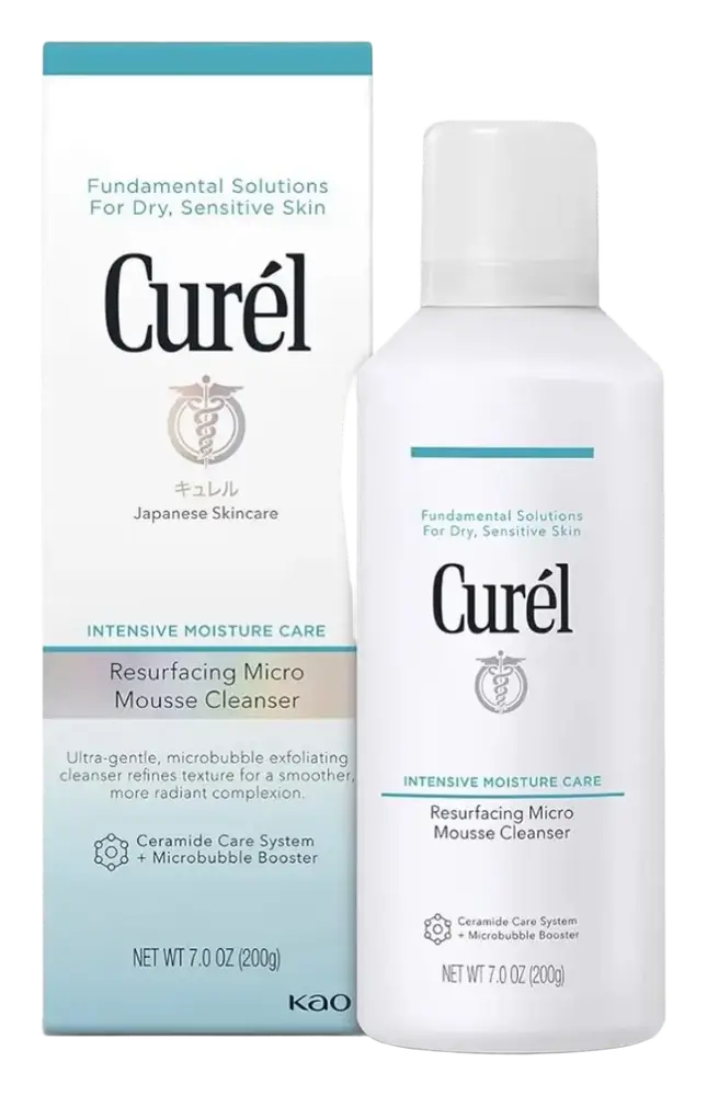 Curel Resurfacing Micro Mousse Cleanser