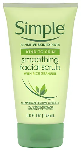 Simple Skincare Smoothing Facial Scrub